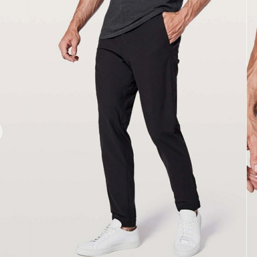 Lululemon Commission Pant Slim *Warpstreme. 27". Black. Size 31